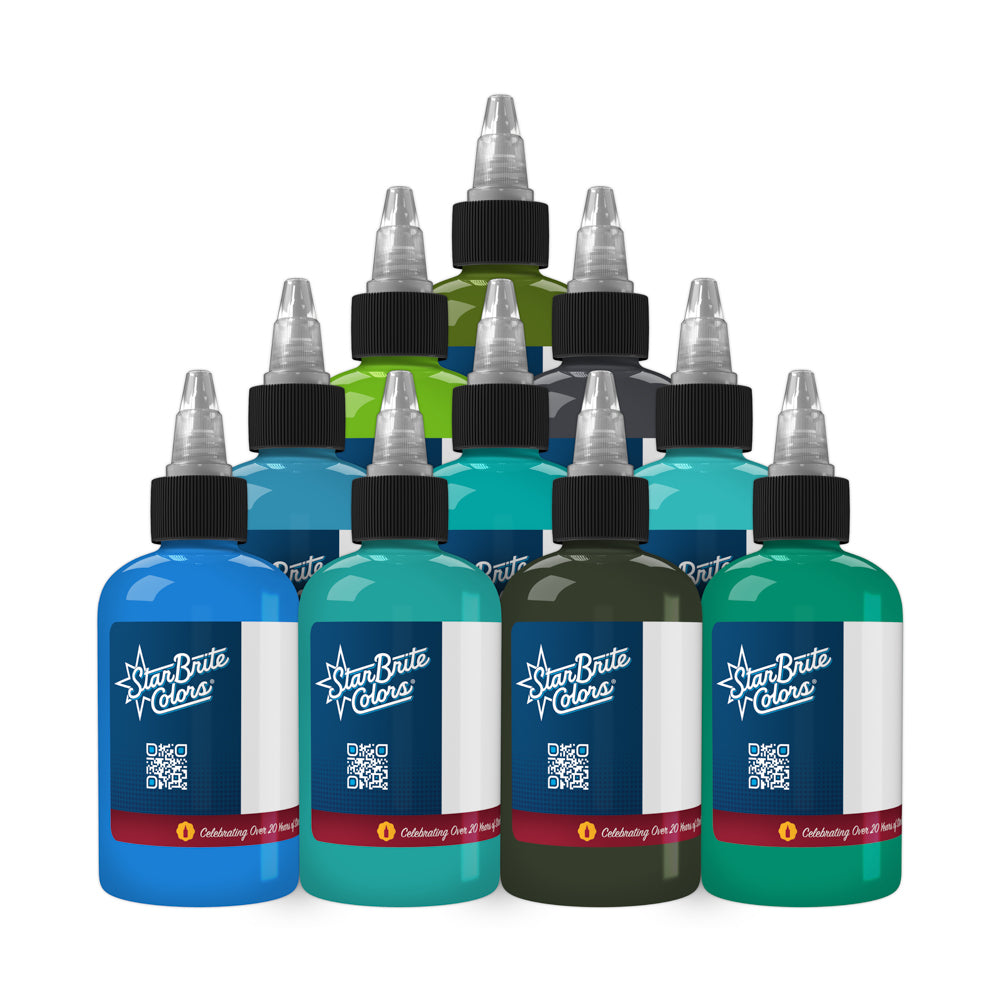 StarBrite Blue Lagoon Set Tattoo Ink