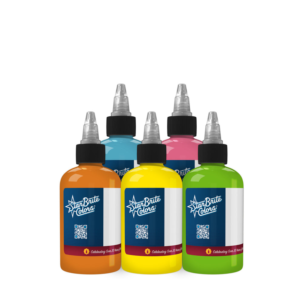 StarBrite Glowing Neon Set Tattoo Ink