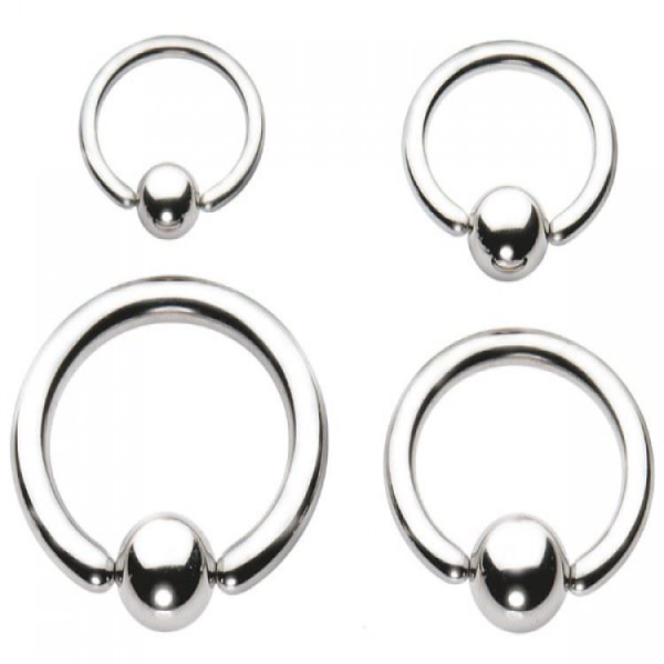 Surgical Stainless Steel - Captive Bead Rings