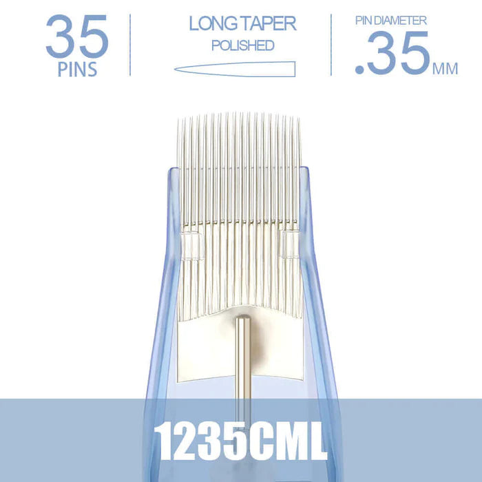 Emalla Eliot Tattoo Cartridges Needles Big Grouping Magnum Diameter Long Taper 5.5mm 10PCS/Box