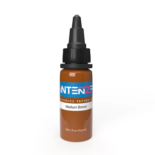 Intenze Medium Brown Tattoo Ink