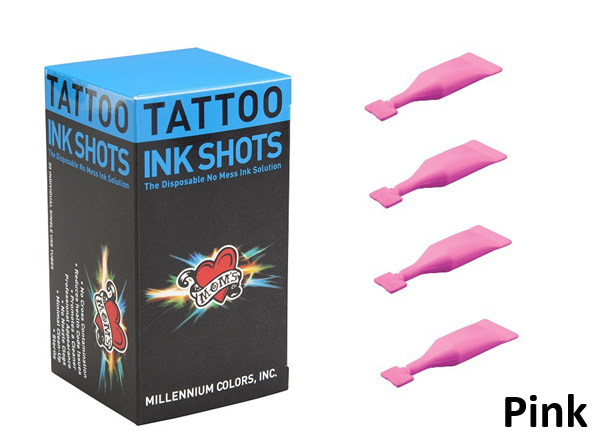 Mom's Millennium Ink Shots - Pink – Mom’s Millennium Inks & Tattoo Supplies