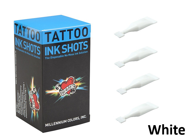 Mom's Millennium Ink Shots - White