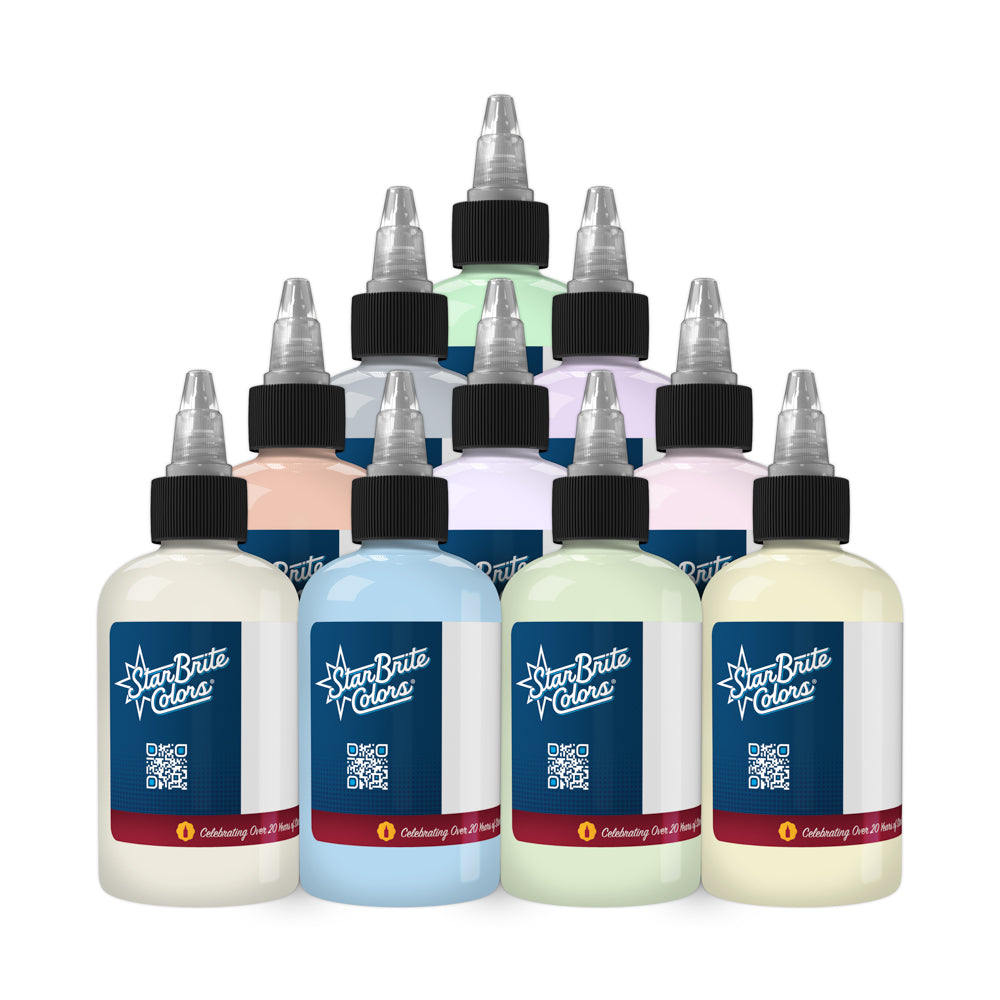 StarBrite Soft Pastel Palette Set Tattoo Ink