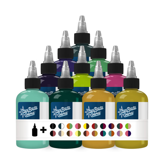 StarBrite 50 Fabulous Colors Set 1 Tattoo Ink