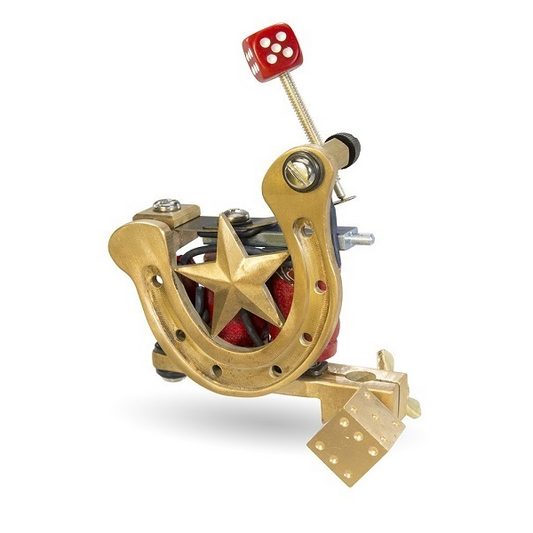 Mom's American Built Lucky Star Tattoo Machines
