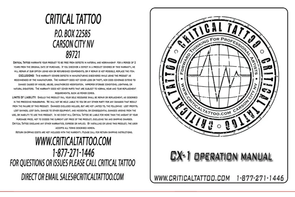 Critical Tattoo® CX1 Generation 2 Micro Power Supply