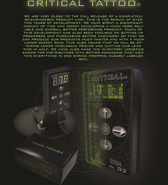 Critical Tattoo® CX1 Generation 2 Micro Power Supply
