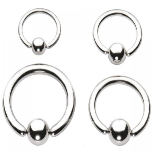 Surgical Stainless Steel - Captive Bead Rings