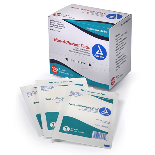 Dynarex Non-Adherent Pads - Sterile