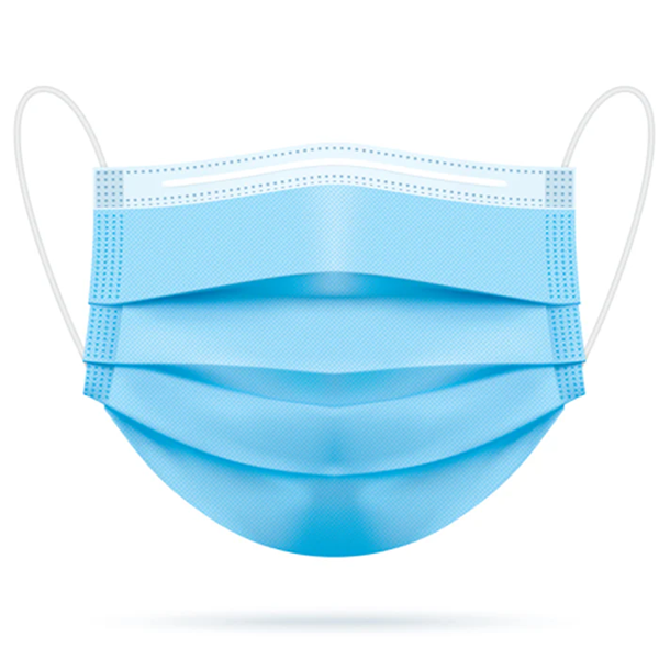 Earloop Face Masks, Light Blue