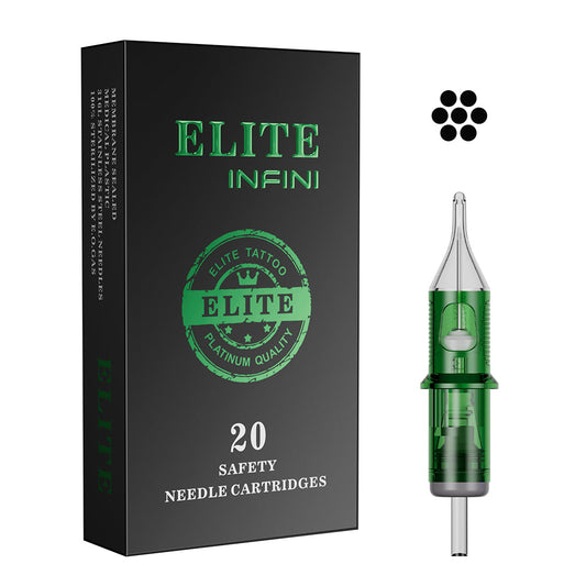 Elite Infini  Needles Cartridges - Box of 20 - Round Liners
