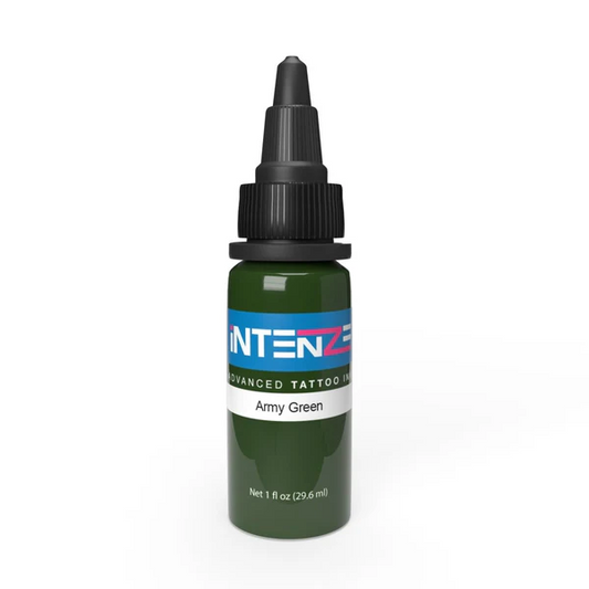 Intenze Army Green Tattoo Ink
