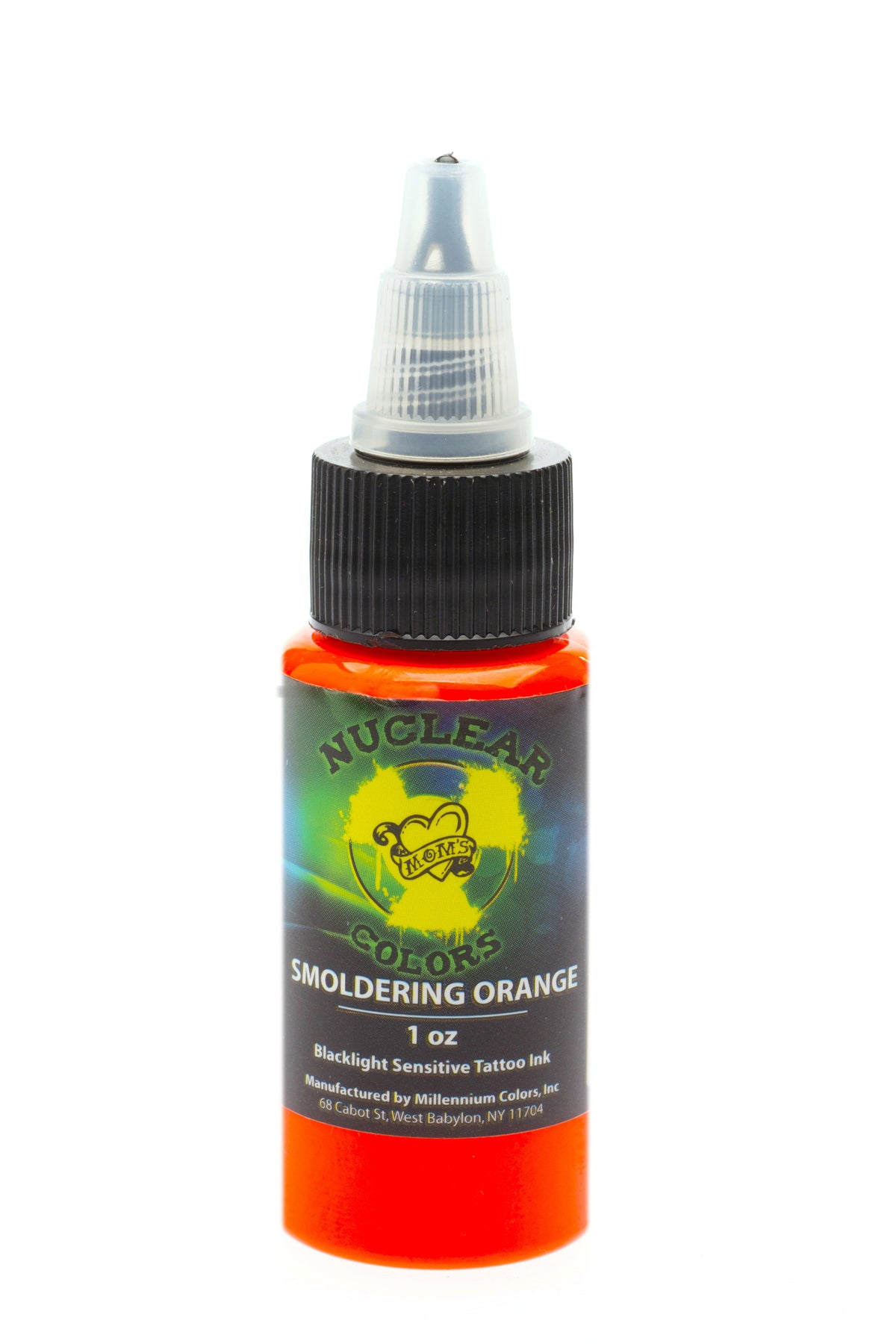 Trecoder Ink Orange Mom's Nuclear Ink Smoldering Orange – Mom’s Millennium Inks & Tattoo ...