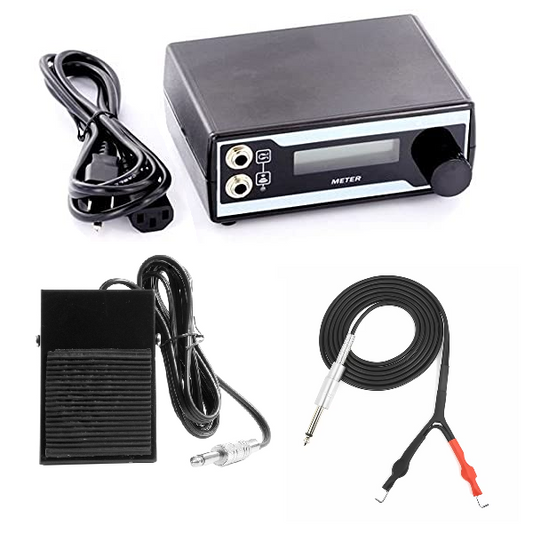 Premium LCD 2 Amp Power Supply with Clip Cord and Foot Switch