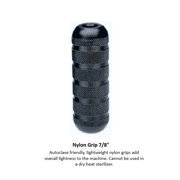 Stainless Steel and Nylon Grips